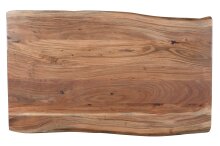Couchtisch >Coffetable< in Akazie / schwarz - 110x45x65 (BxHxT)