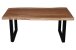 Couchtisch >Coffetable< in Akazie / schwarz - 110x45x65 (BxHxT)