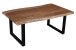 Couchtisch >Coffetable< in Akazie / schwarz - 110x45x65 (BxHxT)