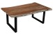 Couchtisch >Coffetable< in Akazie / schwarz - 110x45x65 (BxHxT)