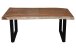 Couchtisch >Coffetable< in Akazie / schwarz - 110x45x65 (BxHxT)