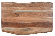 Couchtisch >Coffetable< in Akazie / schwarz - 110x45x65 (BxHxT)