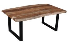 Couchtisch >Coffetable< in Akazie / schwarz -...