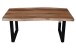Couchtisch >Coffetable< in Akazie / schwarz - 110x45x65 (BxHxT)