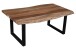 Couchtisch >Coffetable< in Akazie / schwarz - 110x45x65 (BxHxT)