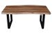 Couchtisch >Coffetable< in Akazie / schwarz - 110x45x65 (BxHxT)