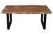 Couchtisch >Coffetable< in Akazie / schwarz - 110x45x65 (BxHxT)