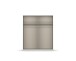 Drehtürenschrank >Artemis< in alpinweiß / Glas basalt - 181x210x54 (BxHxT)