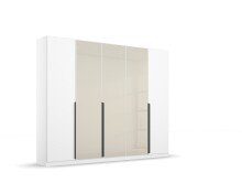 Drehtürenschrank >Artemis< in Glas champagner...
