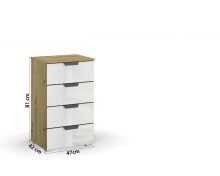 Kommode >Artemis< in Eiche Artisan /...