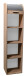 Jalousieschrank >Organizer< in Eiche-Sägerau/Silber - 45x164x40cm (BxHxT)