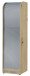 Jalousieschrank >Organizer< in Asteiche/Silber - 45x164x40cm (BxHxT)