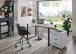 Schreibtisch >HOME DESK< in weiß - 140x75x70cm (BxHxT)