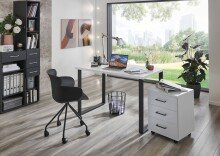 Schreibtisch >HOME DESK< in weiß -...