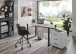 Schreibtisch >HOME DESK< in weiß - 159x75x70cm (BxHxT)