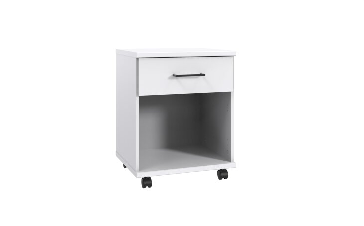 Rollcontainer >HOME DESK< in weiß - 46x58x40cm (BxHxT)