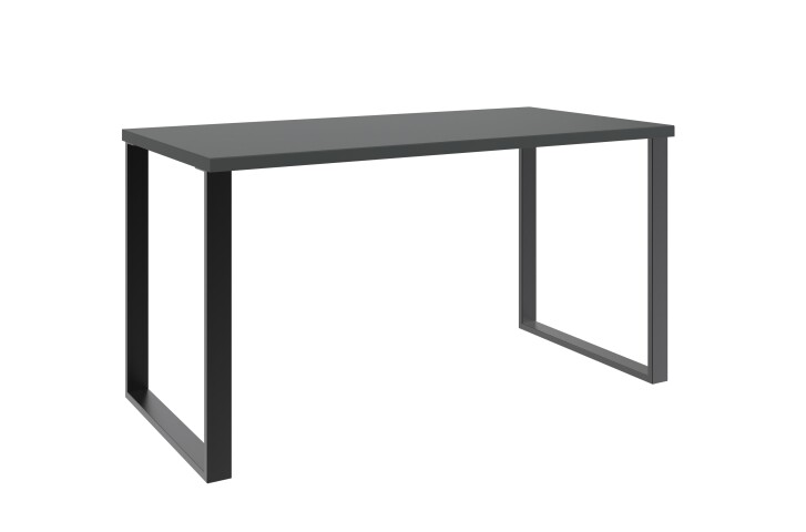 Schreibtisch >HOME DESK< in Graphit - 140x75x70cm (BxHxT)