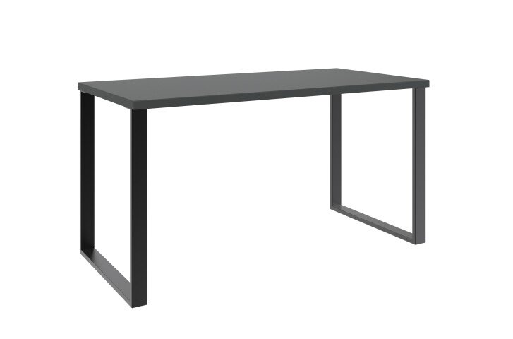 Schreibtisch >HOME DESK< in Graphit - 140x75x70cm (BxHxT)