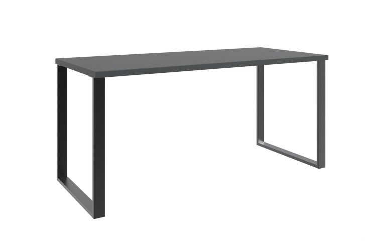 Schreibtisch >HOME DESK< in Graphit - 159x75x70cm (BxHxT)