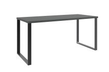 Schreibtisch >HOME DESK< in Graphit - 159x75x70cm...