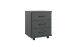 Rollcontainer >HOME DESK< in Graphit - 46x58x40cm (BxHxT)