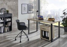 Schreibtisch >HOME DESK< in San Remo Eiche...