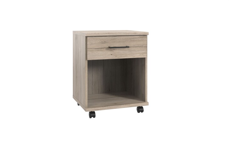 Rollcontainer >HOME DESK< in San Remo Eiche Nachbildung - 46x58x40cm (BxHxT)