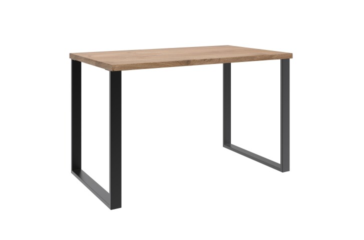 Schreibtisch >HOME DESK< in Plankeneiche Nachbildung - 120x75x70cm (BxHxT)