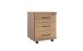 Rollcontainer >HOME DESK< in Plankeneiche Nachbildung - 46x58x40cm (BxHxT)