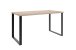 Schreibtisch >HOME DESK< in Eiche Sägerau Nachbildung - 140x75x70cm (BxHxT)