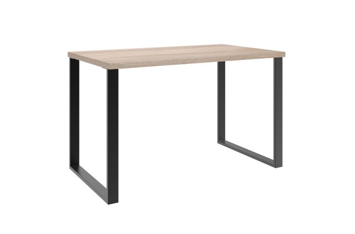 Schreibtisch >HOME DESK< in Eiche Sägerau Nachbildung - 120x75x70cm (BxHxT)
