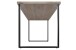 Schreibtisch >HOME DESK< in Eiche Sägerau Nachbildung - 120x75x70cm (BxHxT)