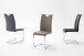 Freischwinger >TIRANA< 2er-Set in anthrazit - 43x100x57cm (BxHxT)