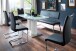 Freischwinger >TIRANA< 2er-Set in graublau - 43x100x57cm (BxHxT)