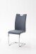 Freischwinger >TIRANA< 2er-Set in graublau - 43x100x57cm (BxHxT)