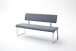 Polsterbank >TIRANA< in graublau - 155x85x58cm (BxHxT)