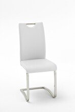 Freischwinger >YANIELLE / KÖLN< 2er-Set in Weiß - 43x100x57cm (BxHxT)