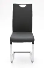 Freischwinger >YANIELLE / KÖLN< 2er-Set in Schwarz - 43x100x57cm (BxHxT)