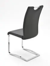 Freischwinger >YANIELLE / KÖLN< 2er-Set in Schwarz - 43x100x57cm (BxHxT)