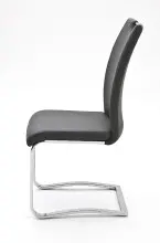 Freischwinger >YANIELLE / KÖLN< 2er-Set in Schwarz - 43x100x57cm (BxHxT)