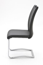 Freischwinger >YANIELLE / KÖLN< 2er-Set in Schwarz - 43x100x57cm (BxHxT)