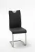Freischwinger >YANIELLE / KÖLN< 2er-Set in Schwarz - 43x100x57cm (BxHxT)