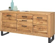 Sideboard >Tom-I< in Wildeiche / schwarz aus...