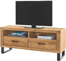 TV-Schrank >Tom-I< in Wildeiche / schwarz aus...