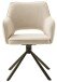 4-Fußstuhl >Luziania< (2er Set) in creme aus Stoff - 61x85x61cm (BxHxT)