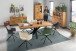 4-Fußstuhl >Luziania< (2er Set) in olive aus Stoff - 61x85x61cm (BxHxT)