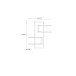 Wandregal >Jecho< in Mauvella Eiche / Schwarz - 102,6x122,5x21,9cm (BxHxT)