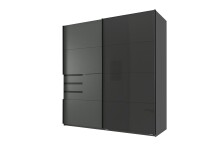 Schwebetürenschrank >SCHWERIN< in GRAPHIT,...