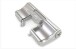 Schwebetürselbsteinzug >VENUSIA< in Silber aus Kunststoff - 7x1,5x3cm (BxHxT)
