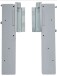 Schwebetürselbsteinzug >VENUSIA< in Grau aus Kunststoff - 27x6x2cm (BxHxT)